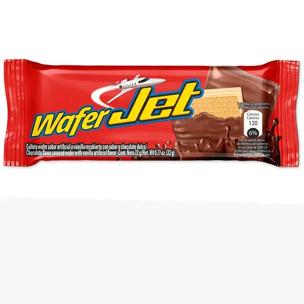 GALLETA VAINILLA WAFER JET*22GR