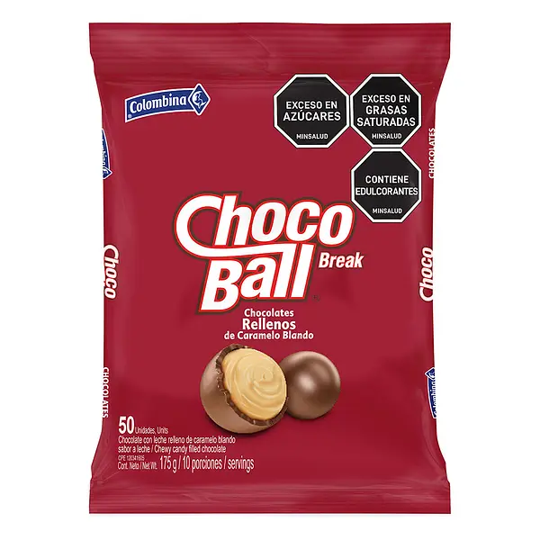 CHOCOLATE CHOCOBALL COLOMBINA * 50UND