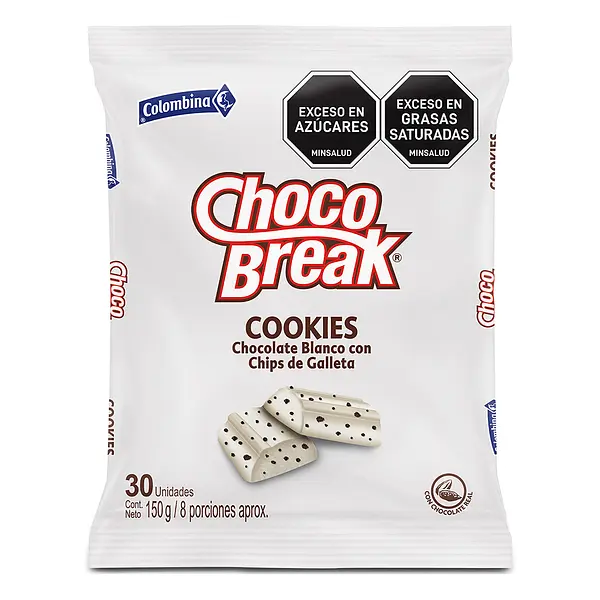 CHOCOLATINA CHOCO BREAK BLANCO*30UN