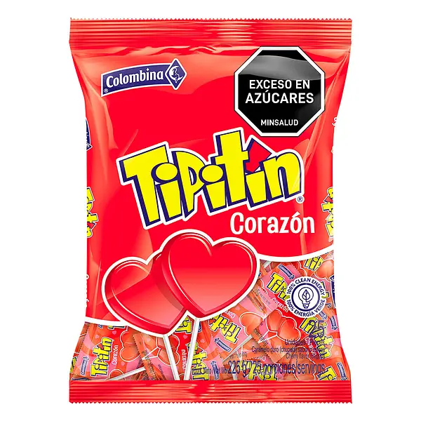 CARAMELO TIPITIN CORAZON*25U