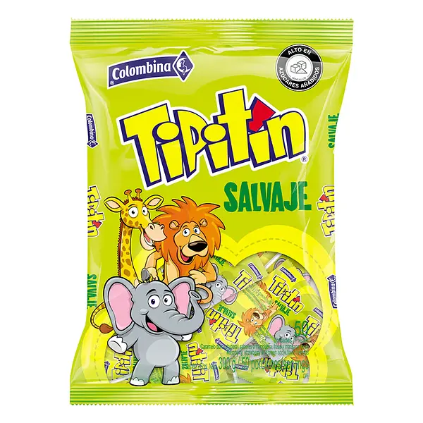 CARAMELO CHUPETA TIPITIN SALVAJE COLOMBINA*25U