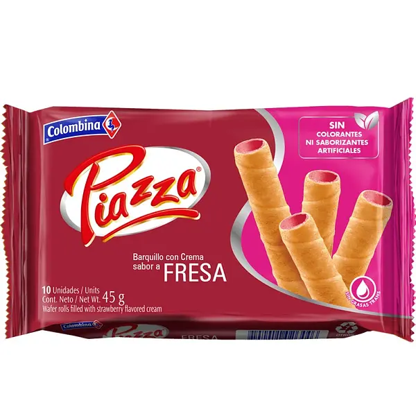 GALLETA FRESA PIAZZA *10U