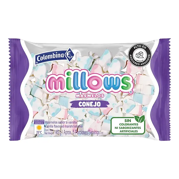 MASMELO CONEJOS MILLOWS*145G