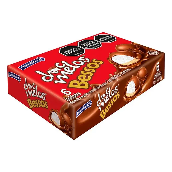 MASMELO BESOS CHOC MELOS *90 GR