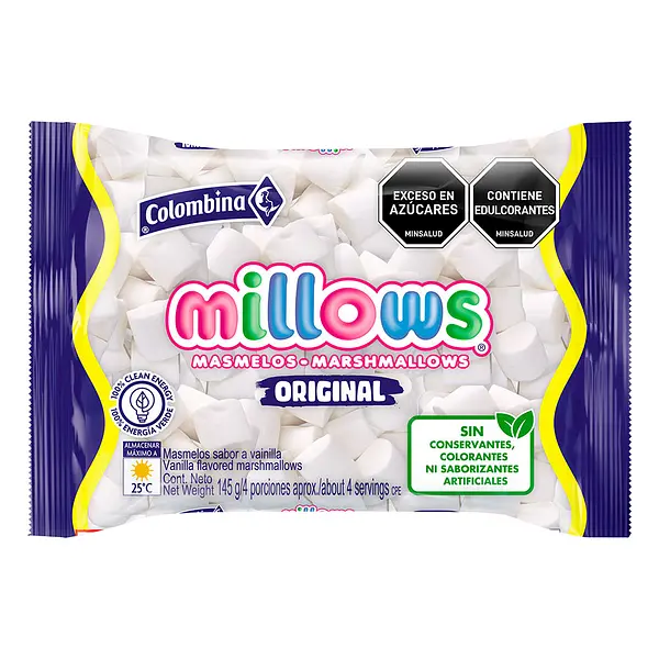 MASMELO COLOMBINA ORIGINAL * 145G