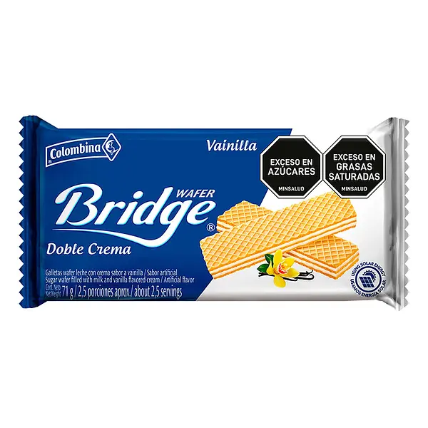 GALLETA VAINILLA WAFER BRIDGE*71GR