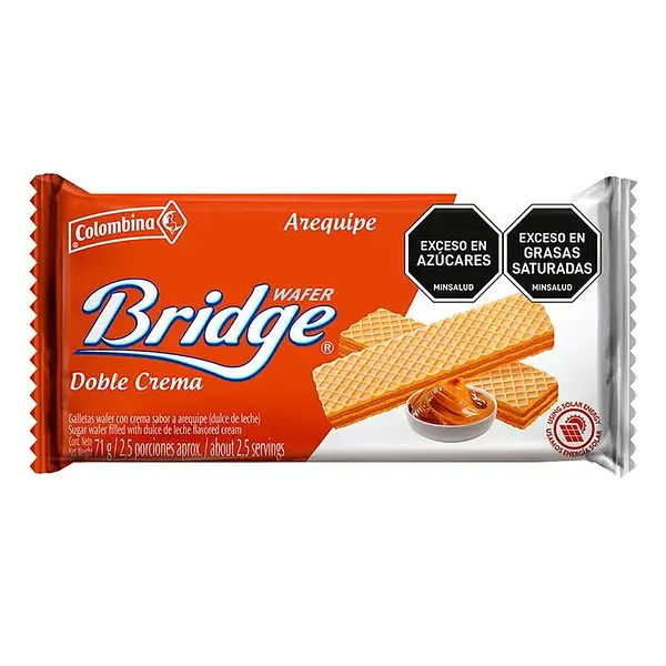 GALLETA AREQUIPE WAFER COLOM * 71G