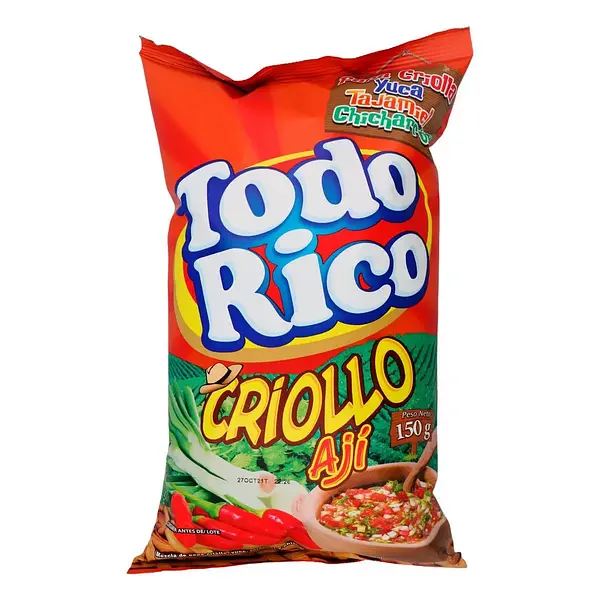 SNACK TODO RICO CRIOLLO AJI*150G