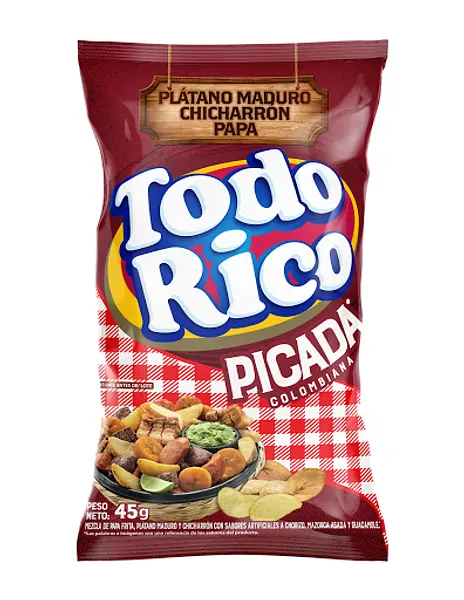 SNACK TODO RICO PICADA *45GR