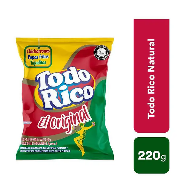 SNACK TODO RICO ORIGINAL *220 GR