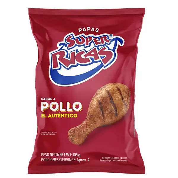 SNACK PAPA POLLO SUPER RICAS *105 GR