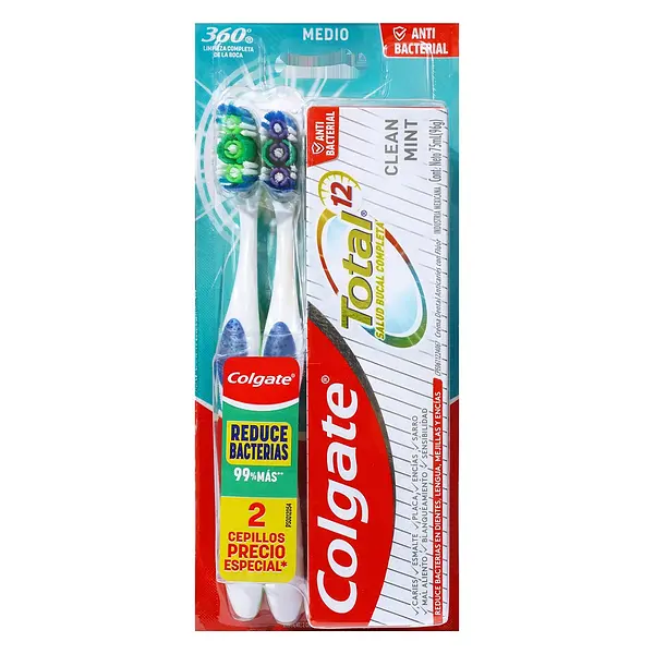 CEPILLO DENTAL COLGATE +CREMA TOTAL12