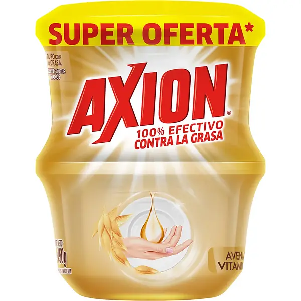 JABON CREMA LOZA AVENA AXION*450GR*2UN