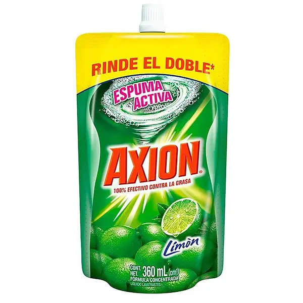 JABON LIQUIDO LOZA LIMON AXION *360ML