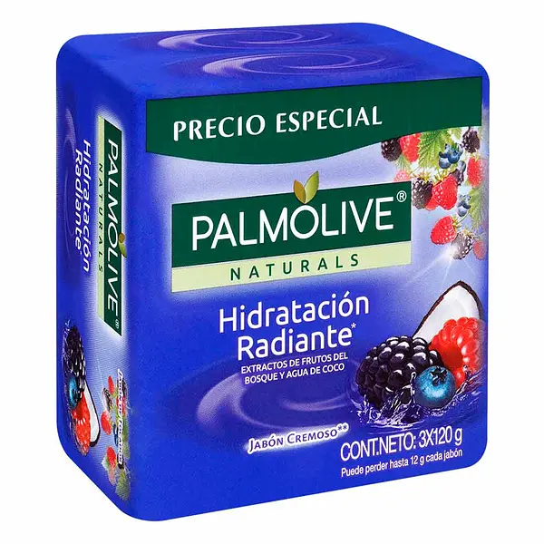 JABON CORPORAL RADIANTE PALMOLIVE*120*3U