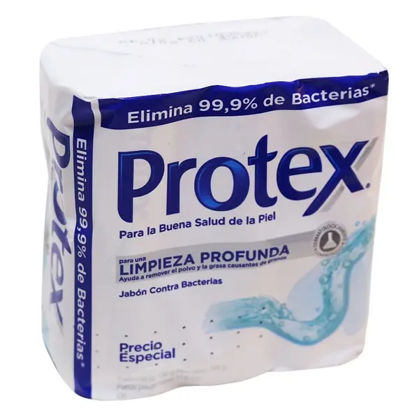 JABON CORPORAL LIMPIEZA PROFUNDA PROTEX*110G*3U