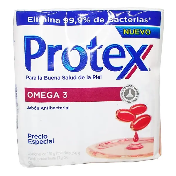 JABON CORPORAL OMEGA 3 PROTEX *120GR*3U