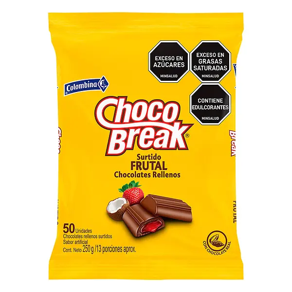 CHOCOLATINA FRUTAL CHOCO BREAK*50U