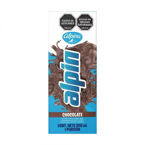 LECHE LIQUIDA CHOCOLATE ALPIN*200ML