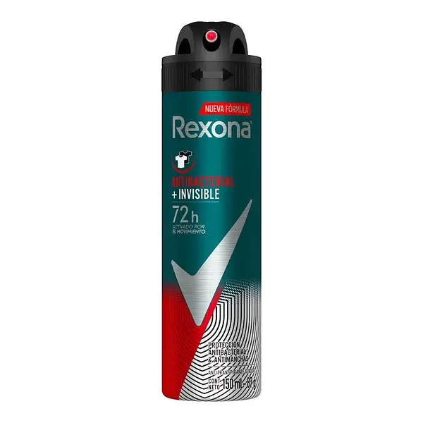 DESODORANTE AEROSOL MEN REXONA+ANTIBAC