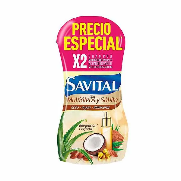 SHAMPO+ACONDICIONADOR SAVITAL *530ML