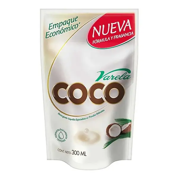 DETERGENTE LIQUIDO COCO VARELA*300ML