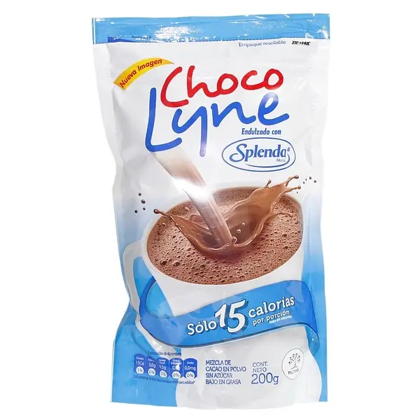 CHOCOLATE POLVO SPLENDA CHOCO LYNE*200G
