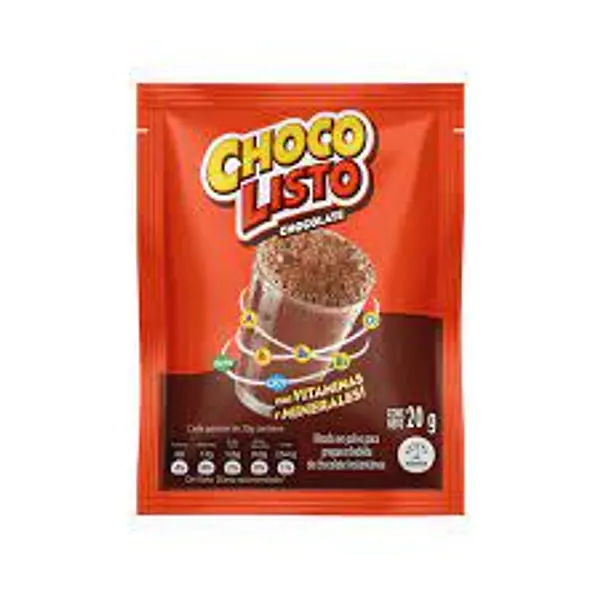 BEBIDA INSTANTANEA CHOCOLISTO*20G