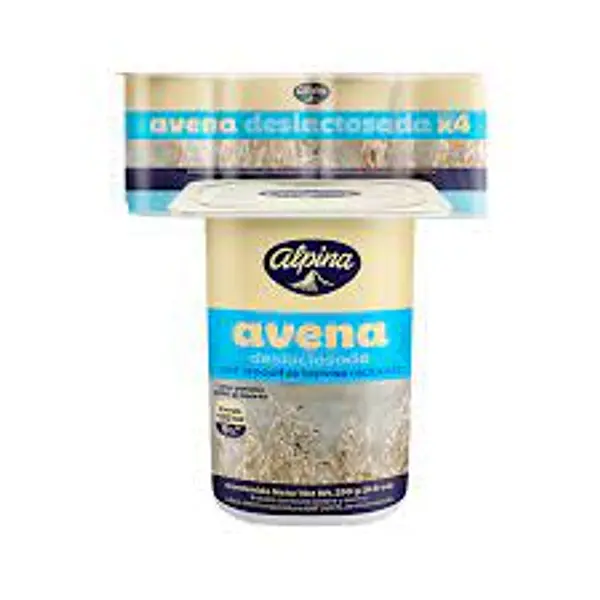 AVENA LIQUIDA DESLACTOSADA ALPINA*4U*250ML