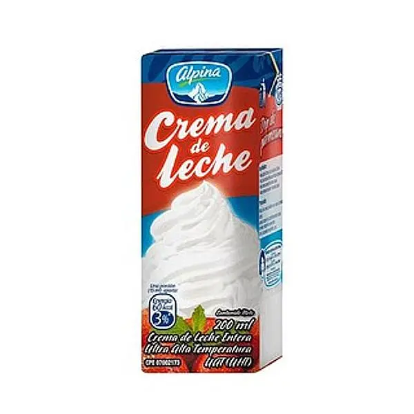 CREMA LECHE ALPINA *200 ML