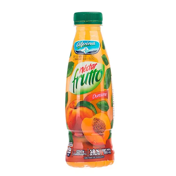 JUGO NECTAR DURAZNO ALPINA FRUTTO*300ML