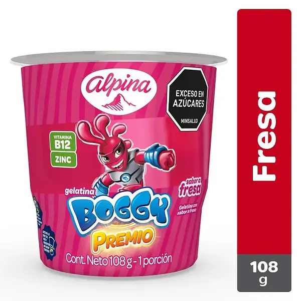 GELATINA FRESA PREMIO BOGGY *108GR