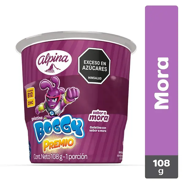 GELATINA UVA PREMIO BOGGY*108G