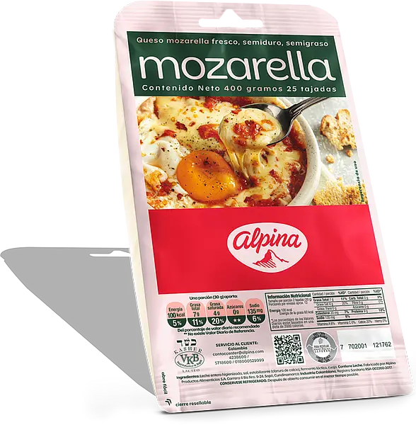 QUESO MOZARELA ALPINA*400G