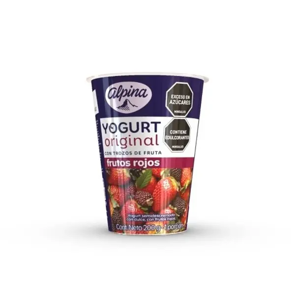 YOGURT FRUTOS ROJOS ALPINA*150GR