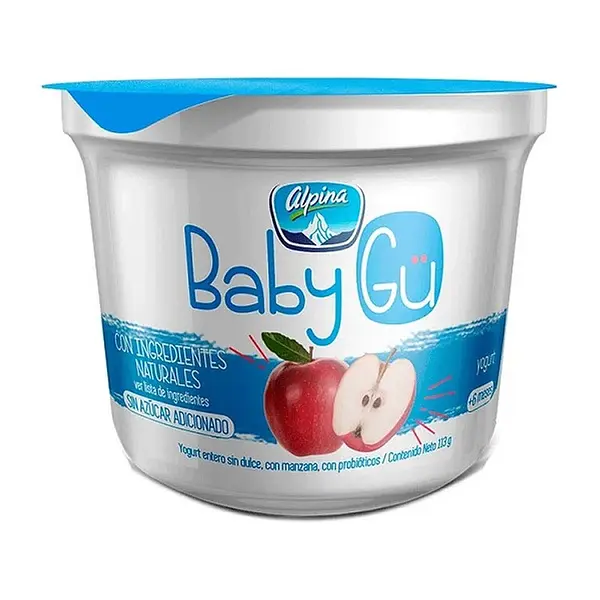 YOGURT BABY MANZANA ALPINA*113GR