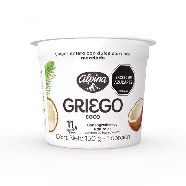 YOGURT GRIEGO COCO ALPINA *150GR