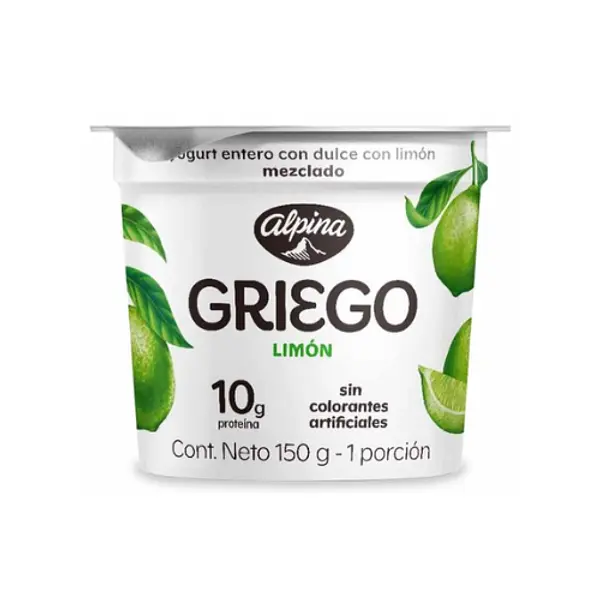 YOGURT GRIEGO LIMON ALPINA *150GR