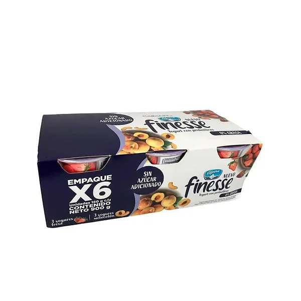 YOGURT SURTIDO FINESSE ALPINA*150ML*6U