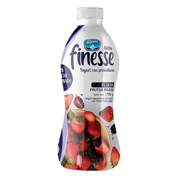YOGURT FRUTOS ROJOS FINESSE ALPINA *1.7M
