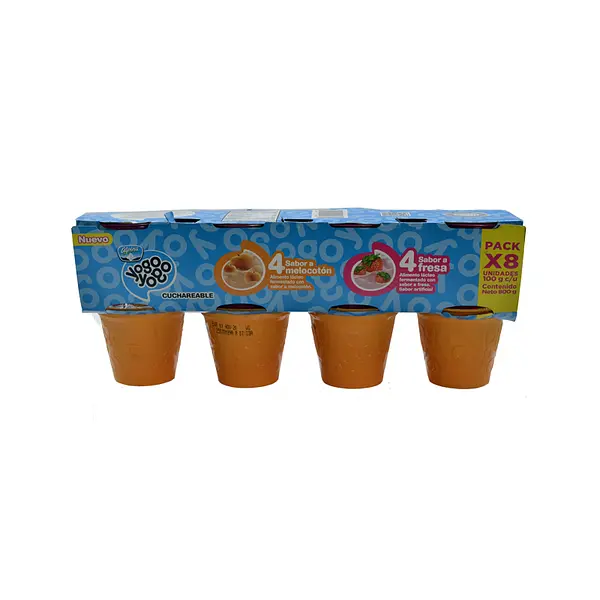 YOGURT CUCHAREABLE YOGO YOGO*8U*100G