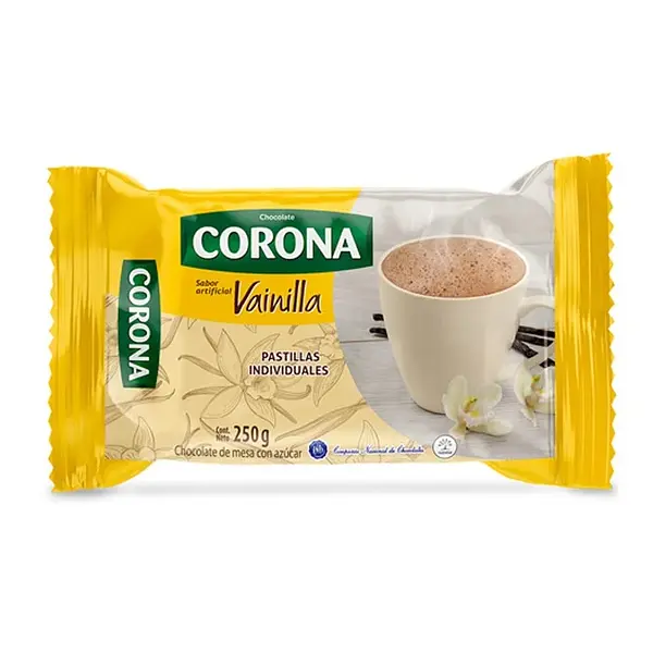 CHOCOLATE MESA VAINILLA CORONA*250GR
