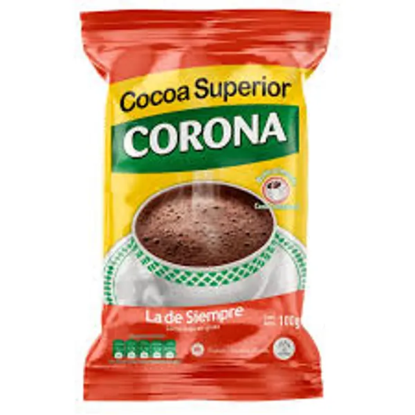 CHOCOLATE POLVO CACAO CORONA *100G
