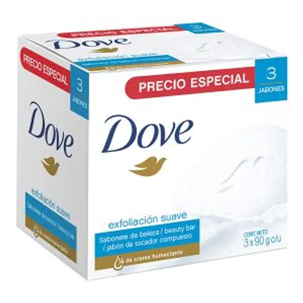 JABON CORPORAL SUAVE DOVE *90GR *3UND