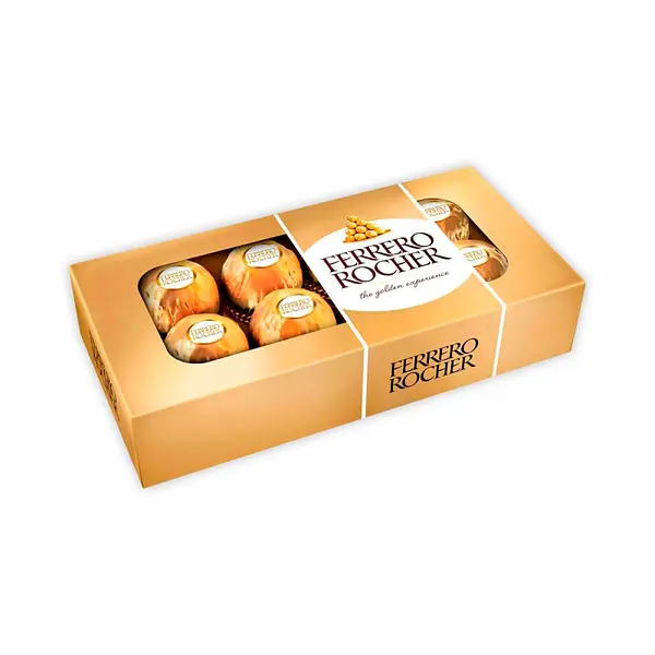 CHOCOLATINA BOMBON FERRERO ROCHER CAJA*100G