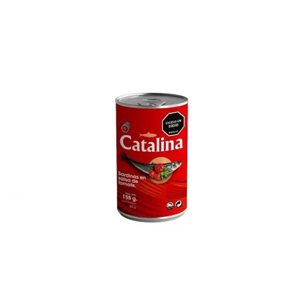 SARDINA EN SALSA DE TOMATE CATALINA*155G