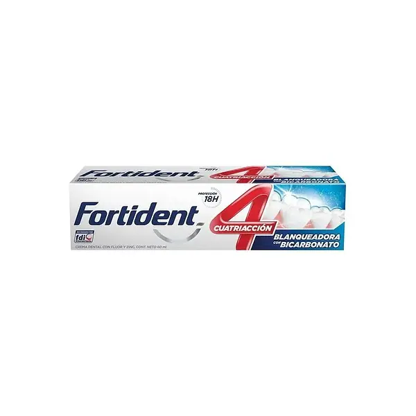 CREMA DENTAL BLANQUEADORA FORTIDENT*128M