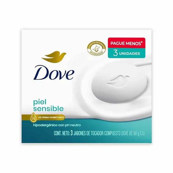 JABON CORPORAL SENCIBLE DOVE *90GR*3U