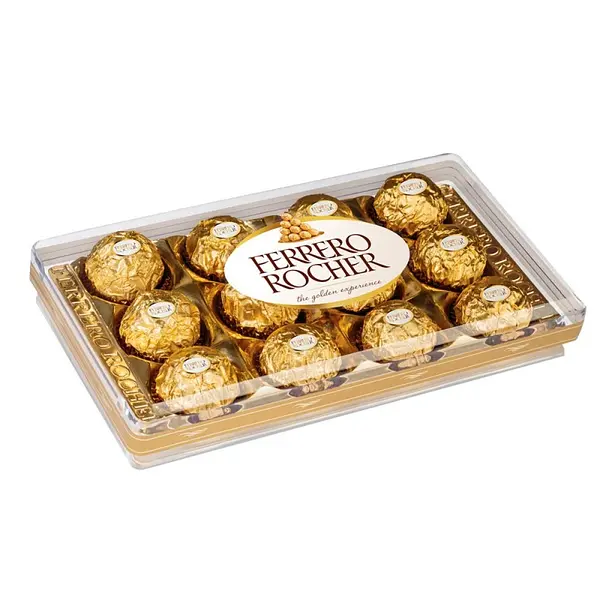 CHOCOLATINA BOMBON FERRERO ROCHER *12 UND