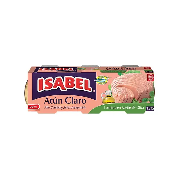 ATUN LOMITO ACEITE OLIVA ISABEL*3UN